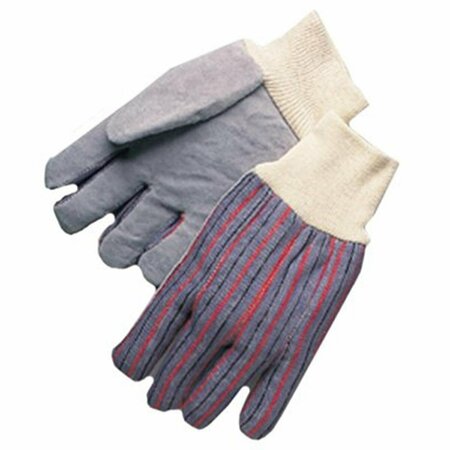 ANCHOR BRAND 2000 Series Leather Palm Knit Wrist Cotton Gloves- 2000 Series Leather-Palm Knit-Wrist Cotton Gloves 101-2010